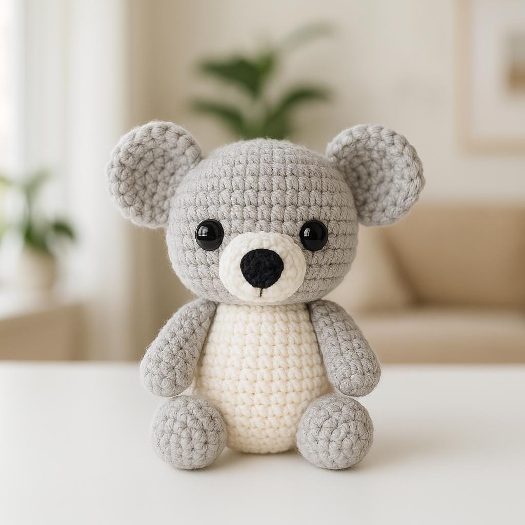 40 Koala Crochet Patterns for Amigurumi, Hats, Loveys, and Nursery Decor 3 Koala Amigurumi Plush Animal (English)
