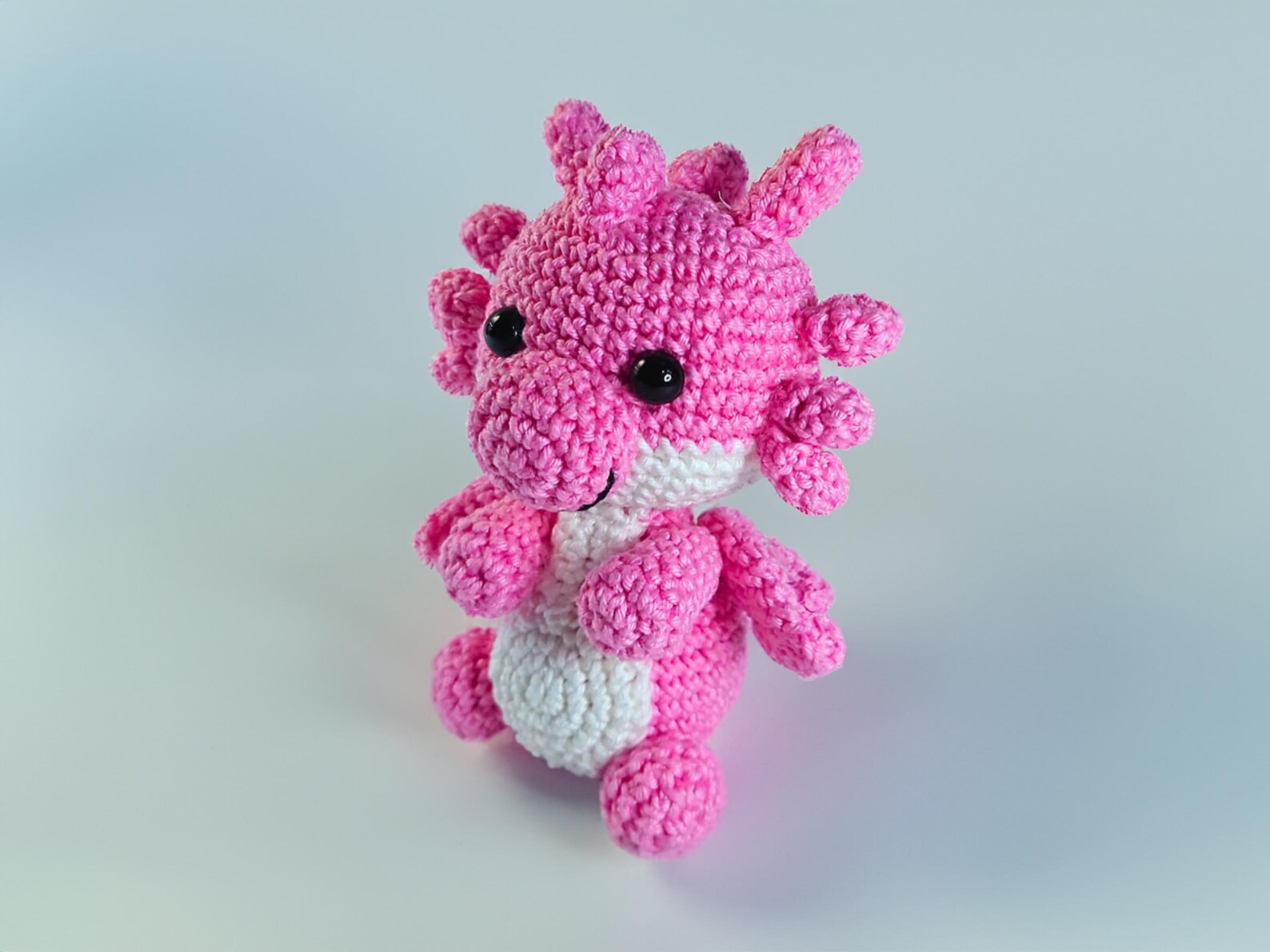 Cute Pink Baby Dragon Crochet Pattern | Amigurumi Plush Toy (PDF) - Etsy