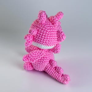 Cute Pink Baby Dragon Crochet Pattern | Amigurumi Plush Toy (PDF) - Etsy