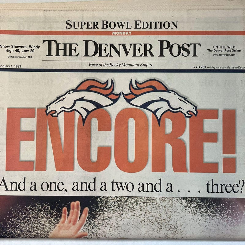 Nfl Super Bowl 1998 Etsy Nfl Super Bowl 1998 Etsy