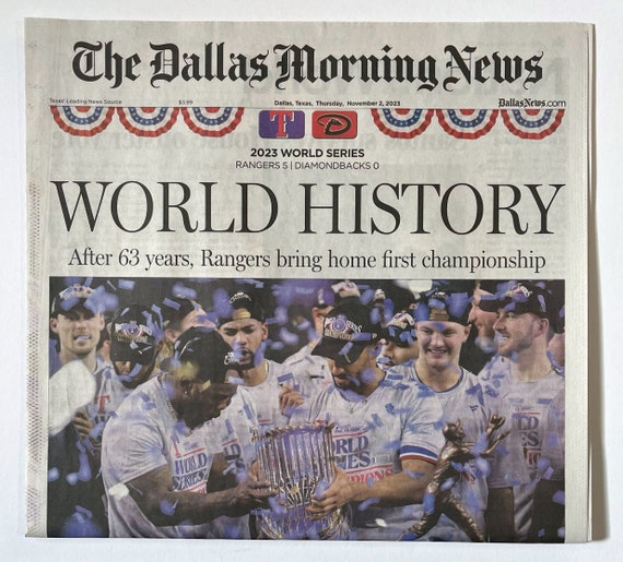Texas Rangers 2023 World Series Title the Dallas Morning News