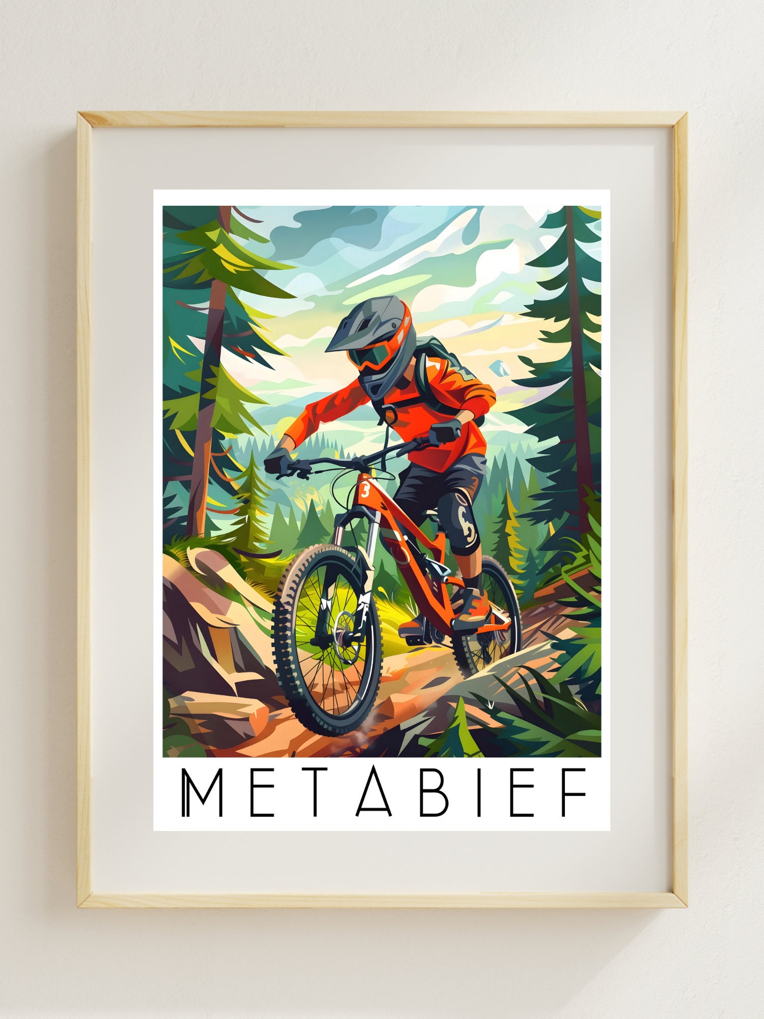 Bicycle Vtt De Descente Metabief 