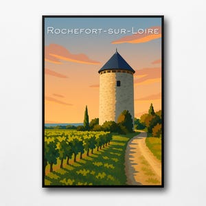 Poster &quot;Rochefort-sur-Loire&quot;