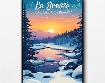 Poster "La Bresse - Meer van Kraaien"
