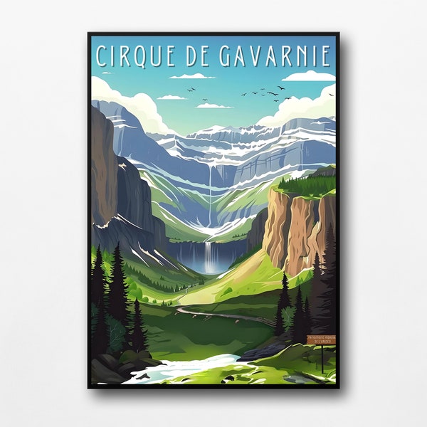 Affiche "Cirque de Gavarnie"