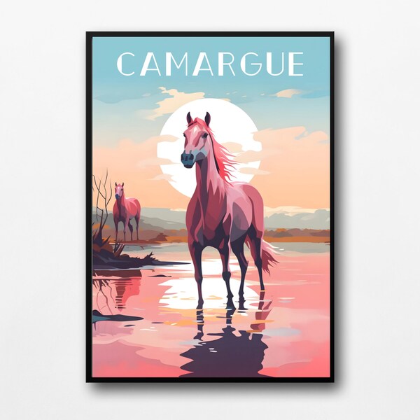 Affiche "Camargue" - 30x40 cm
