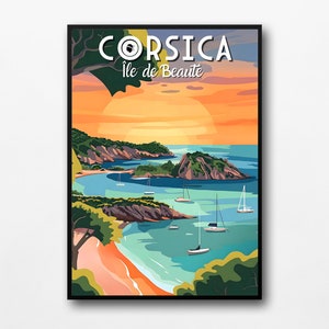 Poster "Corsica-Island of Beauty"