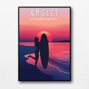 Póster "Anglet - Un rincón de la pequeña habitación del amor"