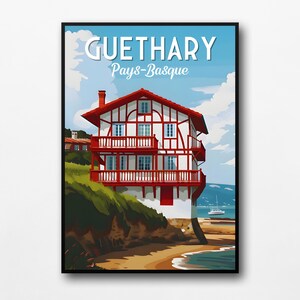 Cartel de "Guéthary"