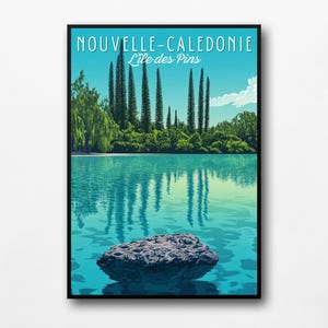 Affiche "Nouvelle-Calédonie - L'île des Pins"