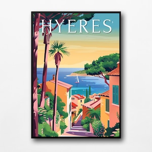 Affiche "Hyères"