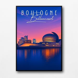 &quot;Boulogne-Billancourt&quot; poster