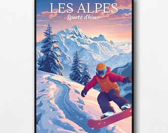 Pôster "Os Alpes"