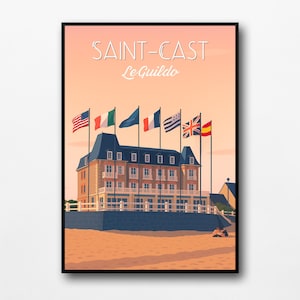 Cartel "Saint-Cast le Guildo"