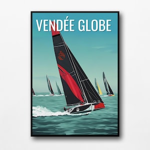 Plakat „Vendée Globe“.