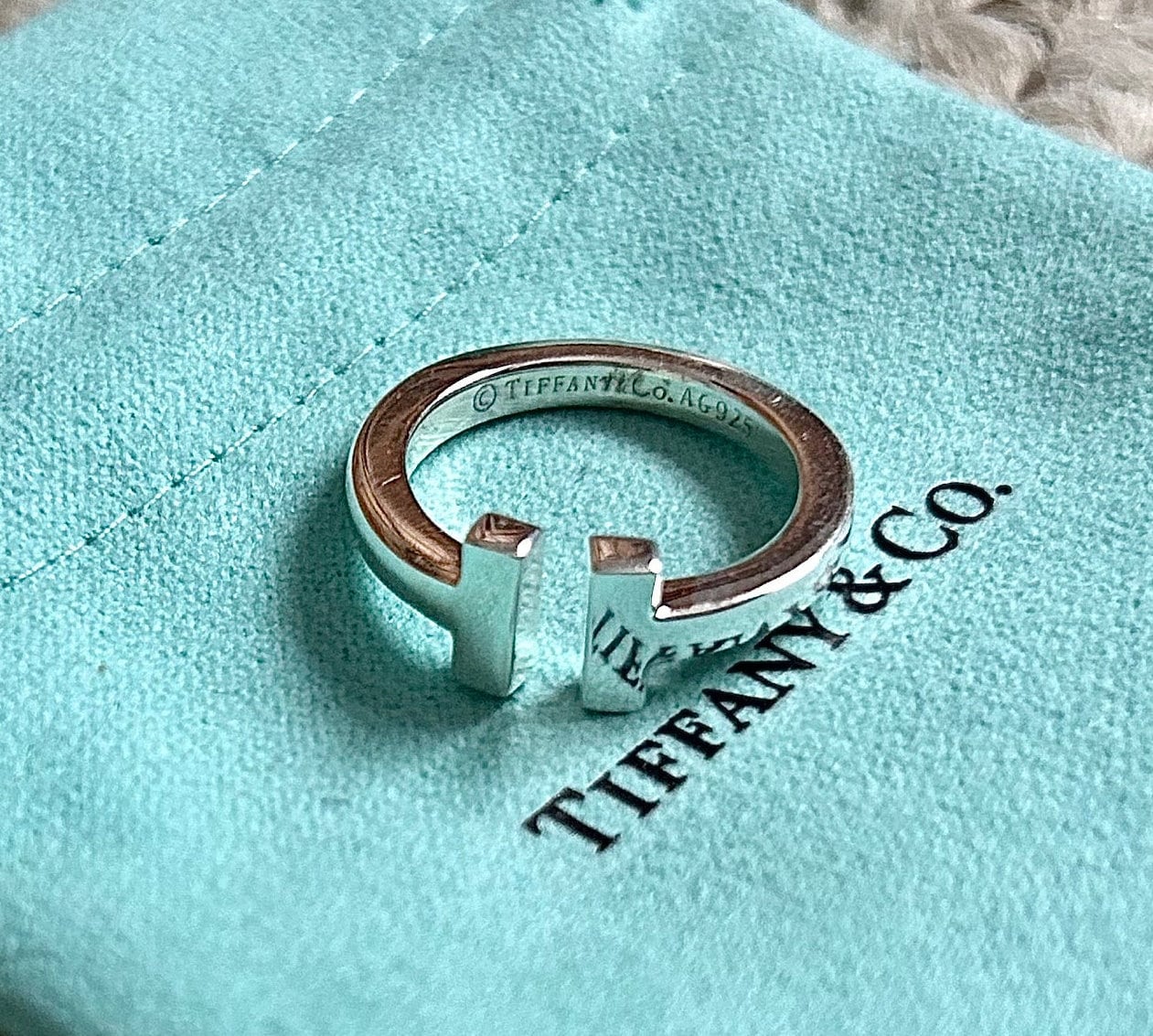 Ag 925 tiffany clearance ring