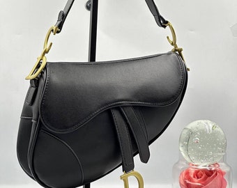 Bolso bandolera de cuero de diseñador para mujer - Bolsos de hombro pequeños con solapa - Bolso de moda para las axilas - Bolso elegante para mujer - Monedero de cuero elegante