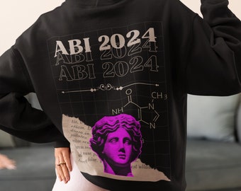 Abi 2024 Shirt Abitur Geschenk Hoodie 2024 Jahrgang Shirt ABI 2024 Motto Abschluss Shirt Gruppen Abi 2024 Idee Geschenk Abitur Hoodie 2024