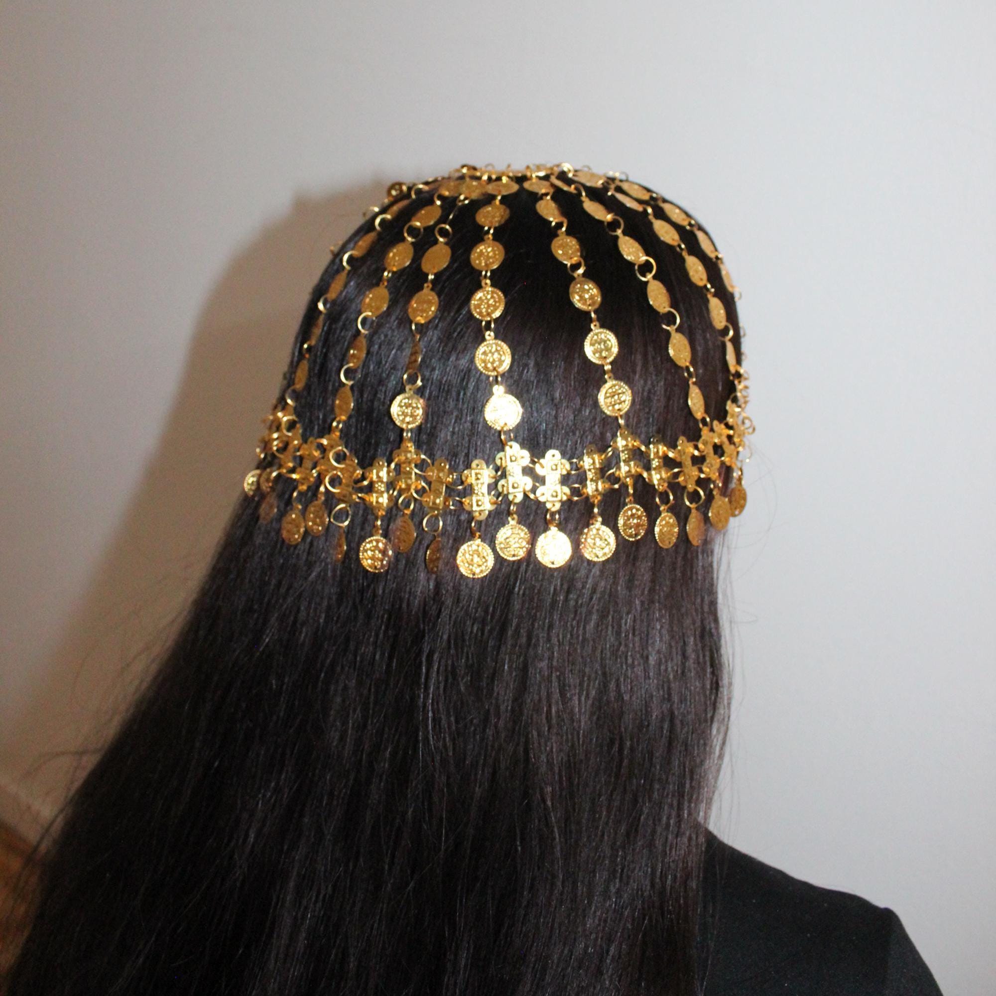 arabian gold headpiece