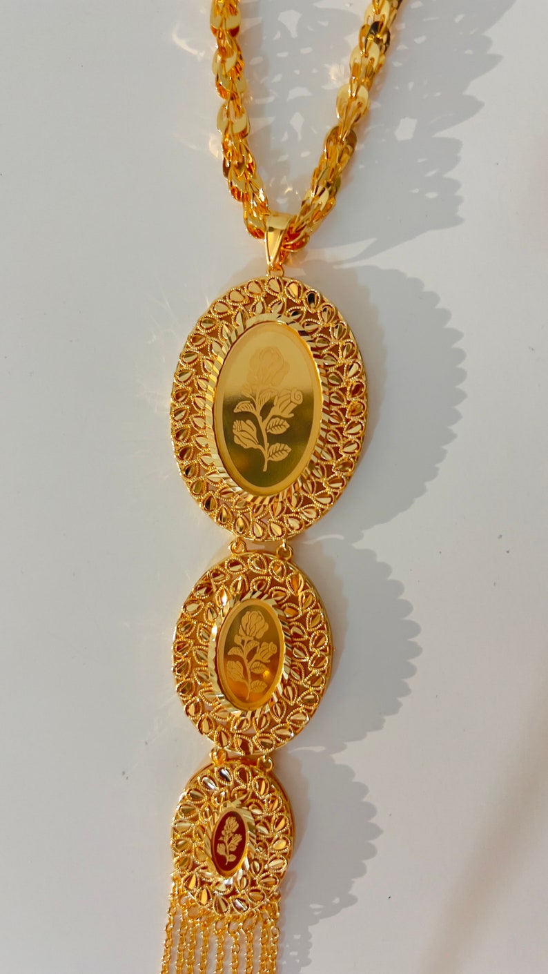 24K Gold Plated Rose Ounce Arab Saudi Emirati Kuwaiti Khaleeji Iraqi