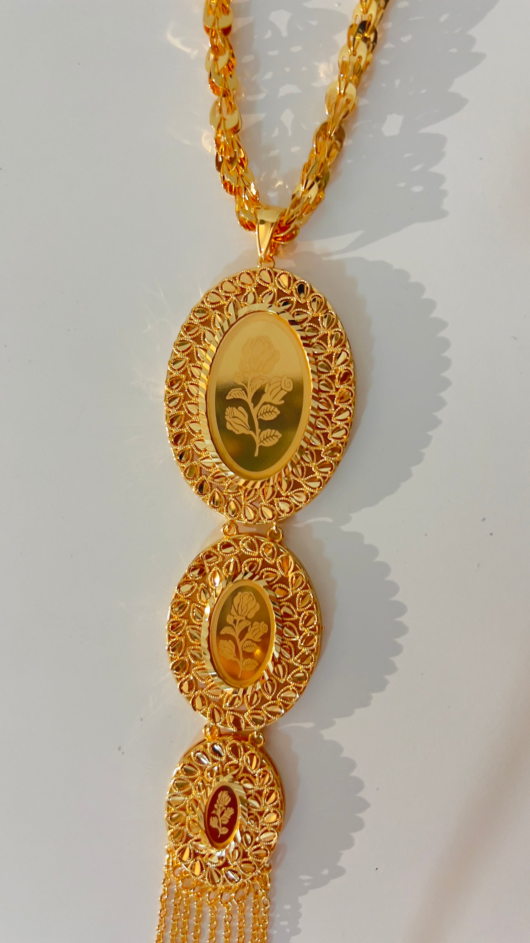 24K Gold Plated Rose Ounce Arab Saudi Emirati Kuwaiti Khaleeji