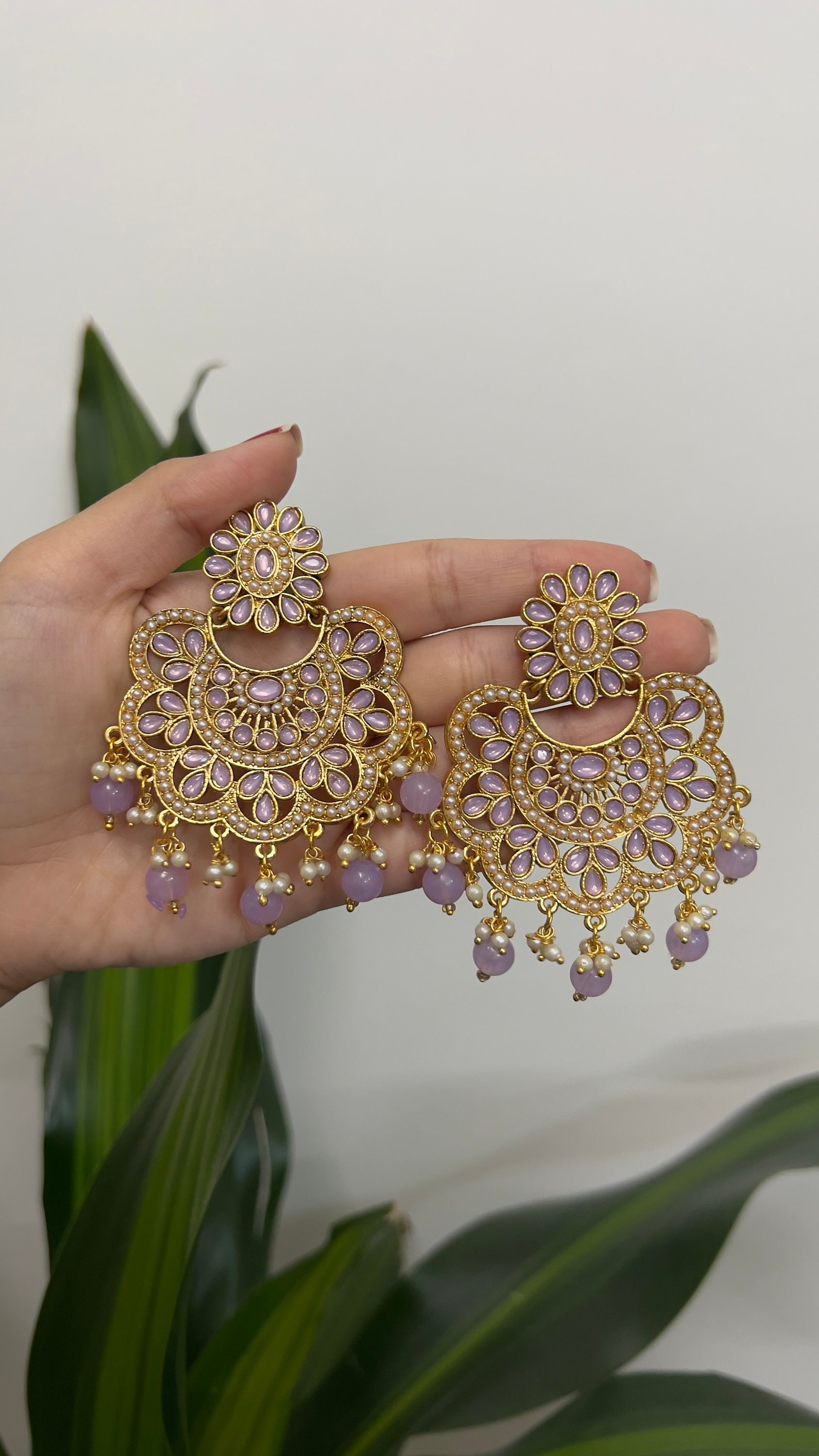 Vintage Long Tassel Bells Dangle Gypsy Indian Wedding Jhumka - Foto 4