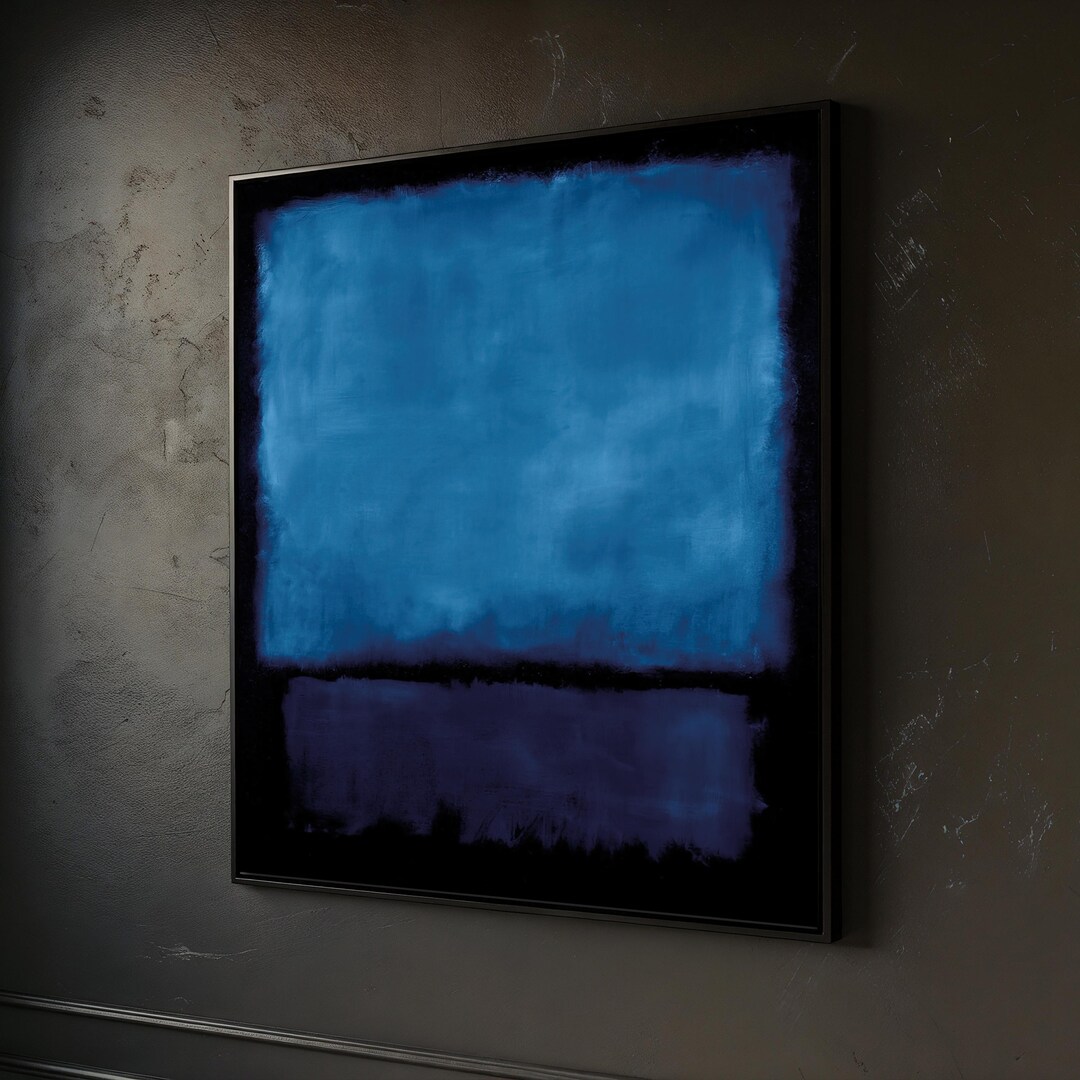 Mark Rothko Style Canvas Art Print, Elegant Rothko Wall Art, Abstract ...