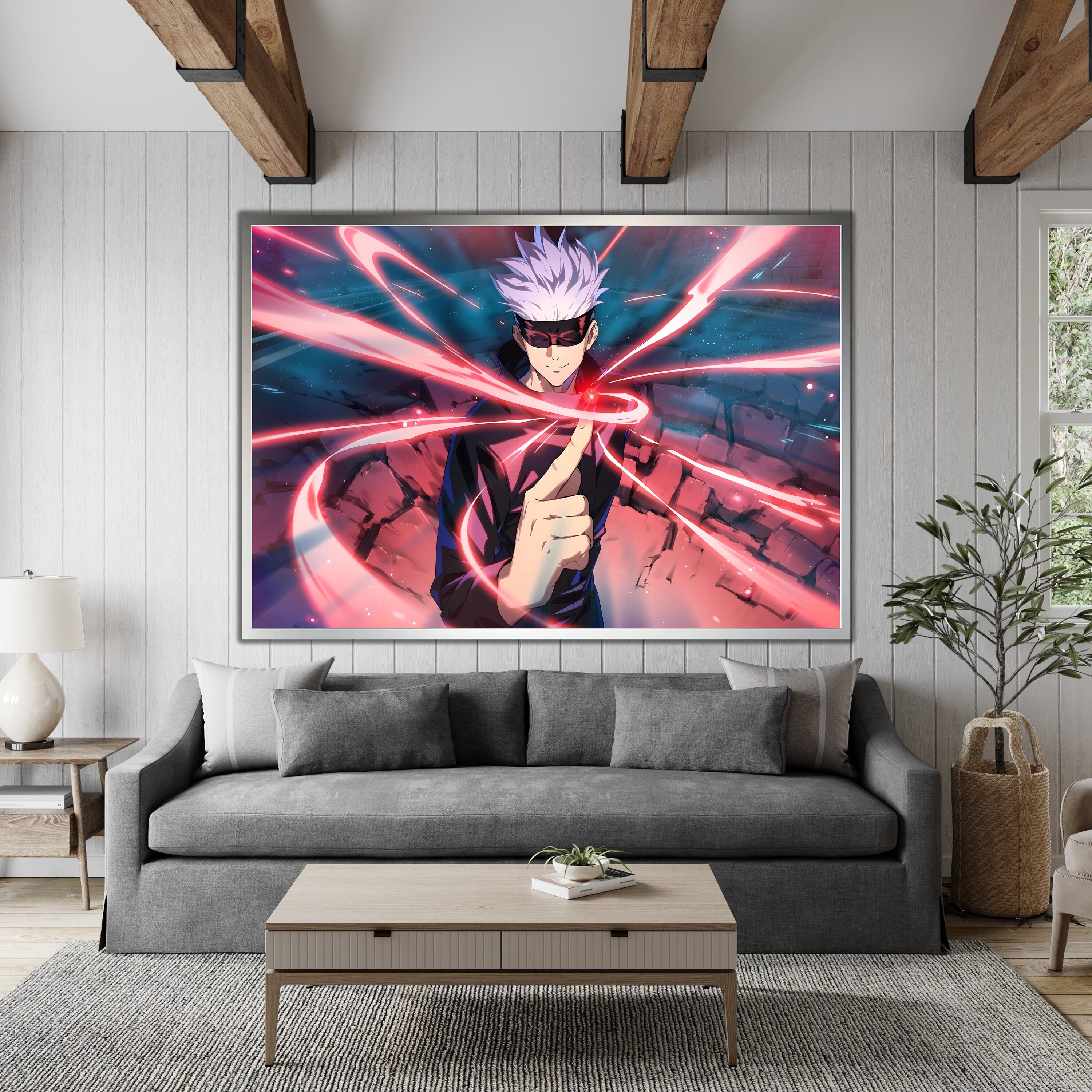 Jujutsu Kaisen Canvas Poster, Anime Wall Art, Japanese Manga Decoration ...