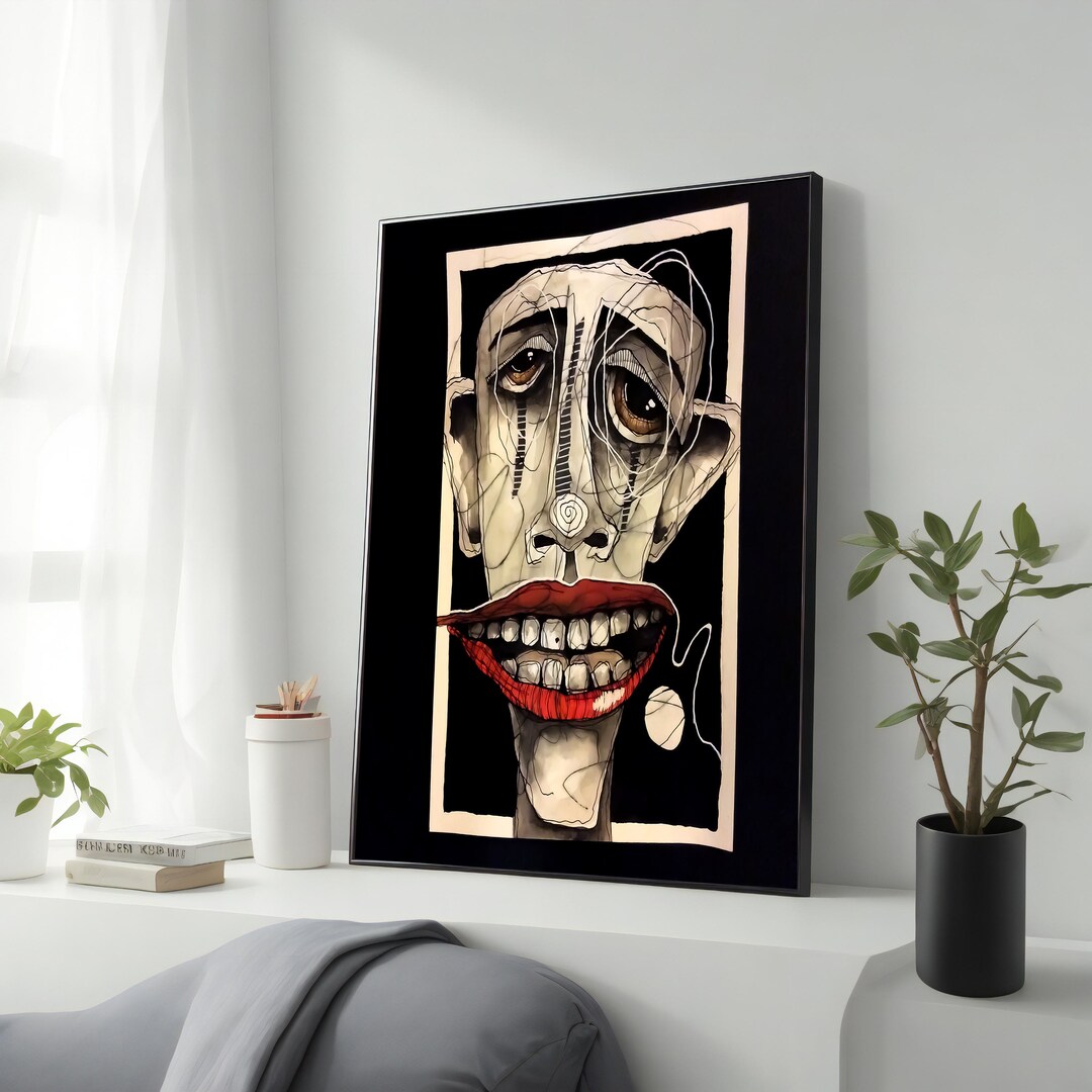 Abstract Canvas Art Print, Living Room Decor, Wall Art , Modern Home