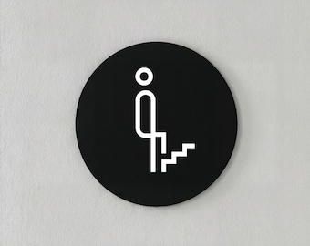 Modern Acrylic Stair Number Signs – Self-Adhesive Floating Floor Markers for Office, Hotel & Home Staircase Decor