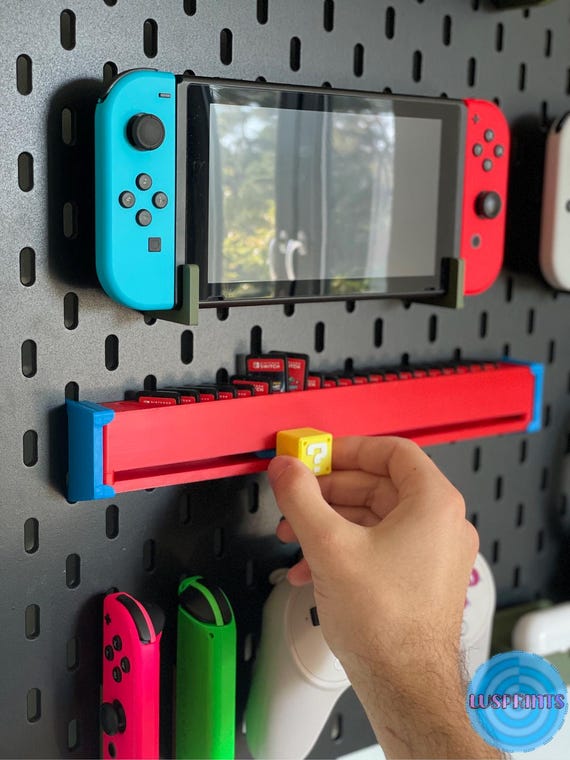 Nintendo Switch 2 Cartridge Organizer | SKÅDIS Pegboard Game