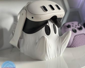 3D Printed Ghost Meta Quest 3 Holder | Spooky VR Headset Stand