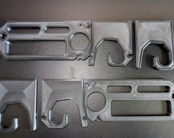 Larger Rod Plates for Fish Fighter Tackle Tenders | Fits 1.25" Rods | Uses all factory hardware & bracketry | Durable Plastic | Made in USA!