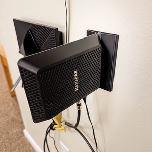 Netgear Modem Wall Mount | CM700, C1000v2, or C7000v2 | Modem stand | Office organization |  Home internet | Wireless connection