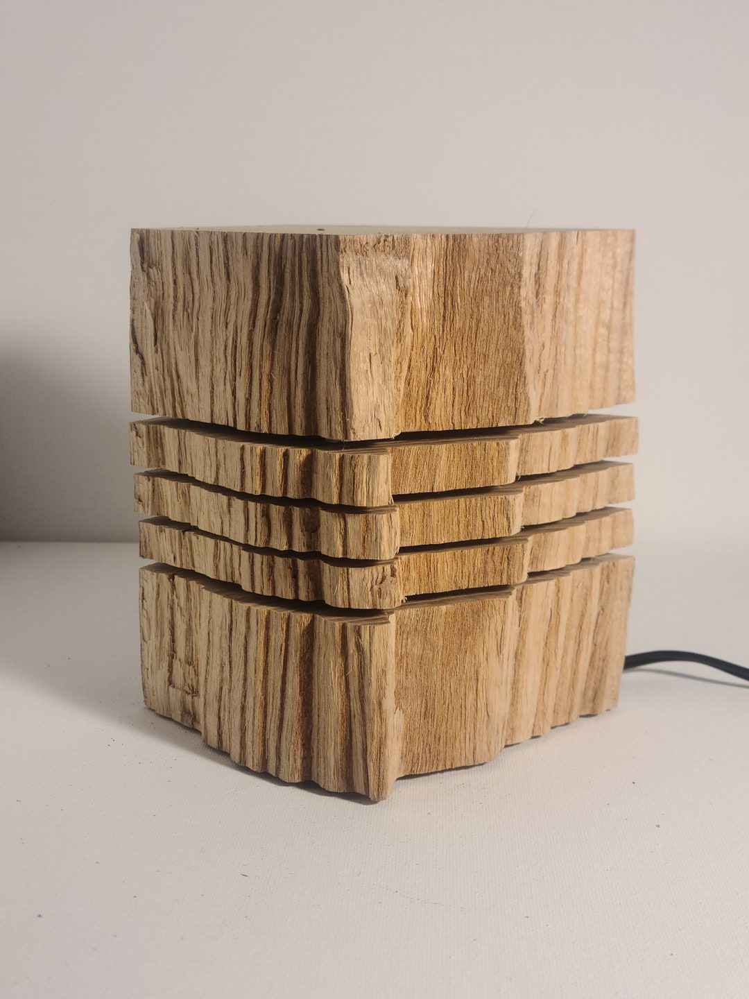 Rustic Firewood Log Light - Etsy