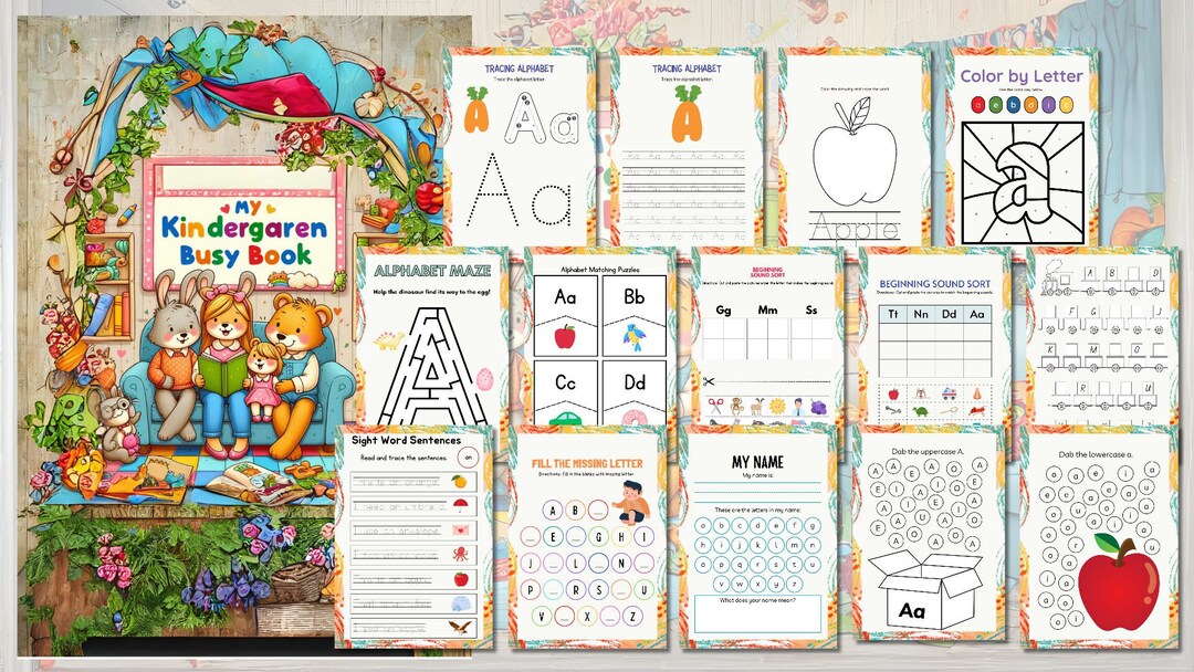 Preschool Printable Learning Material Toddle Printable Alphabet Activities - Etsy