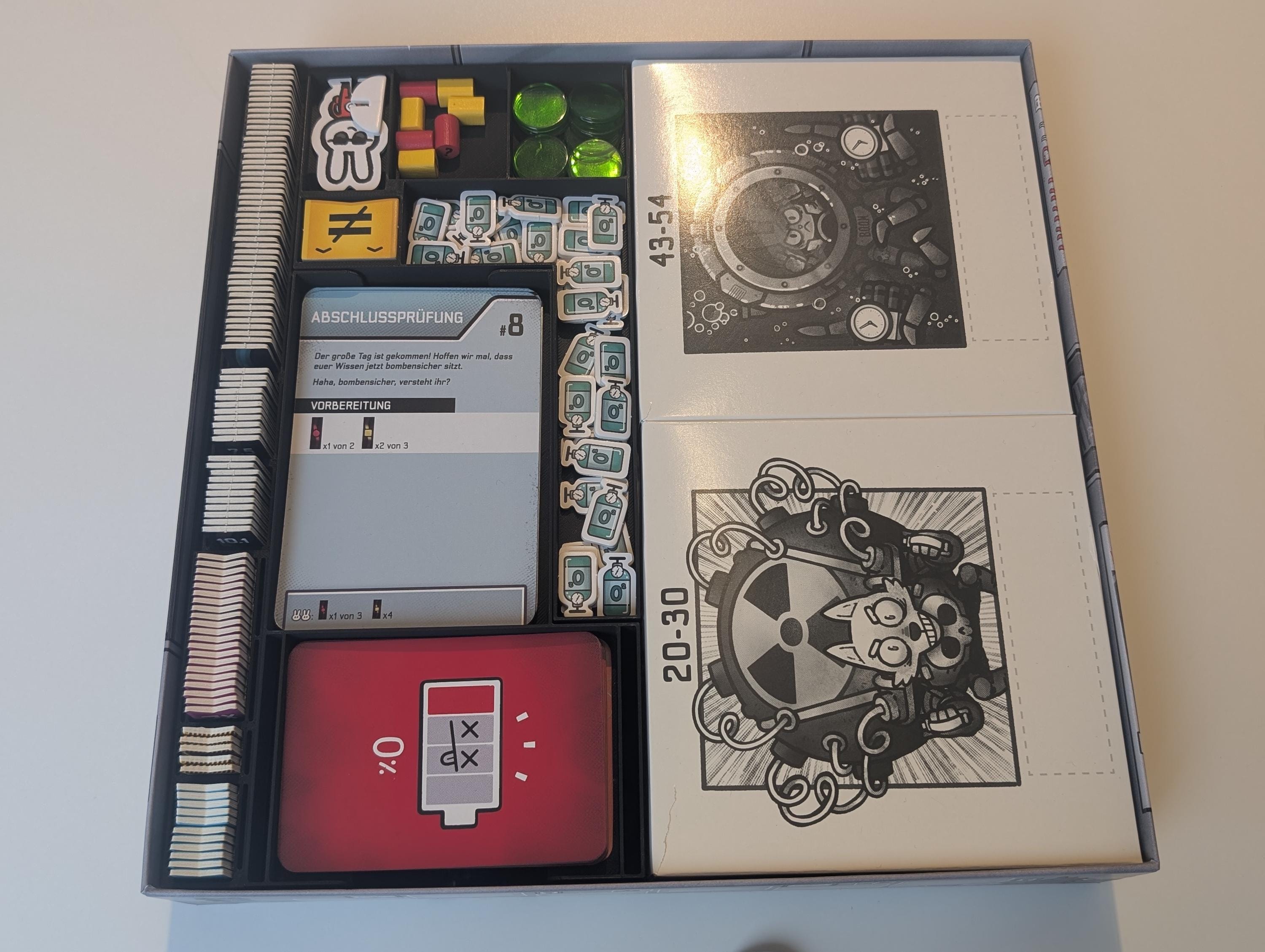 Bomb Busters - Insert and Deluxe/upgrade Components - Board