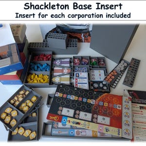 Shackleton Base - Insats för spelet och varje företag - Brädspel (inofficiell produkt)