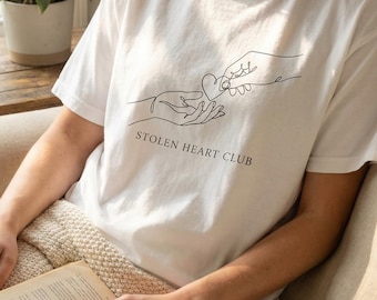 Chemise club Cœur volé | Vêtements esthétiques | T-shirt graphique tendance | Chemise Comfort Colors | Idée cadeau Saint-Valentin