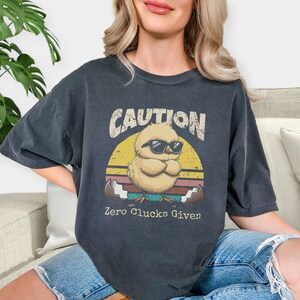 Küken Shirt: Sarkastisches Tier Grafik Komfort Farben T-Shirt