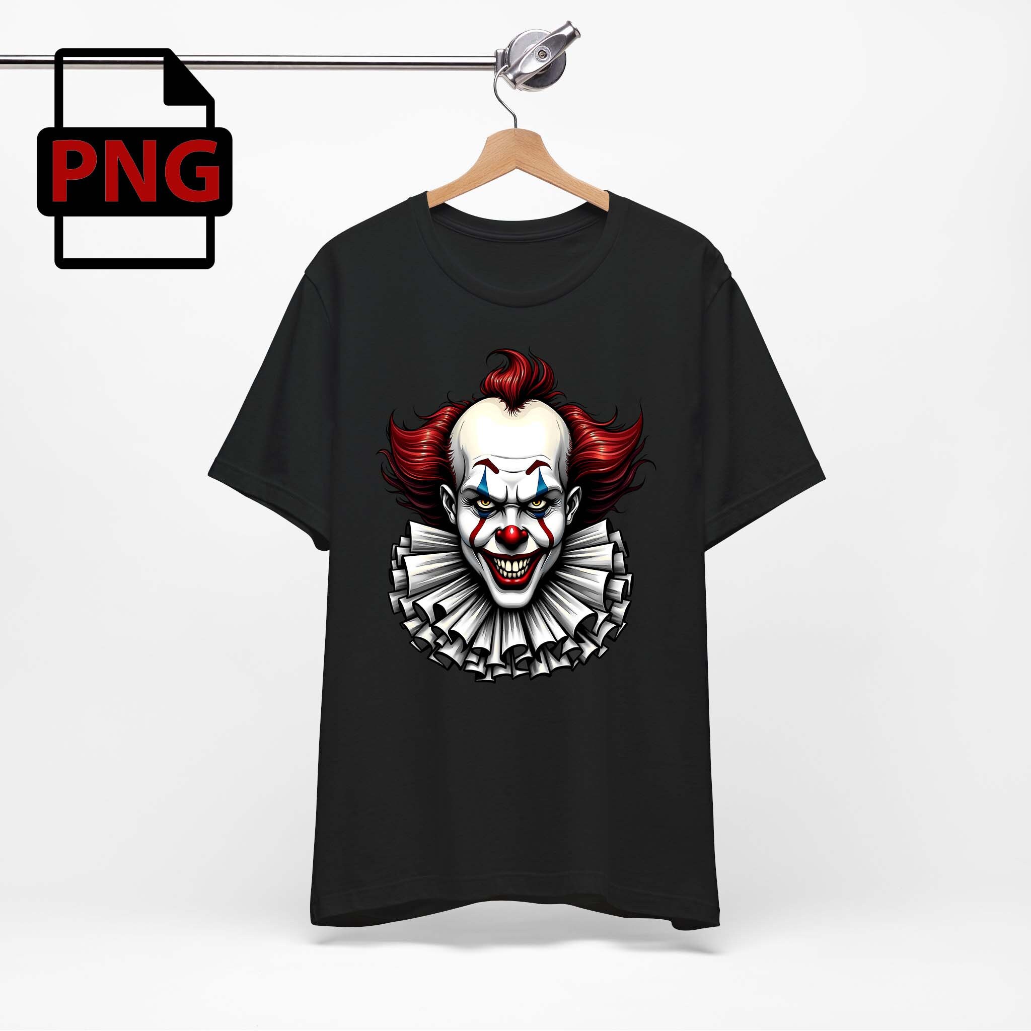 Creepy Clown Digital Art PNG - High-resolution Printable Graphic for ...