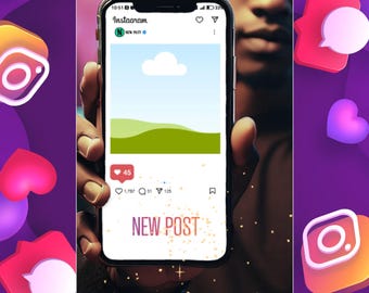 Editable Instagram Story Canva Template: Social Media Post (Digital Download)