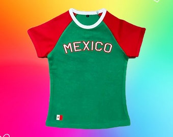 Mexique, haut en jersey de l'an 2000 T-shirts bébé