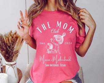 Personalized Mom Shirt, Cool Moms Club, Custom Mom Shirt, Personalized Gift for Mothers, Gift for Mama, Mother's Day Gift, New Mom Gift