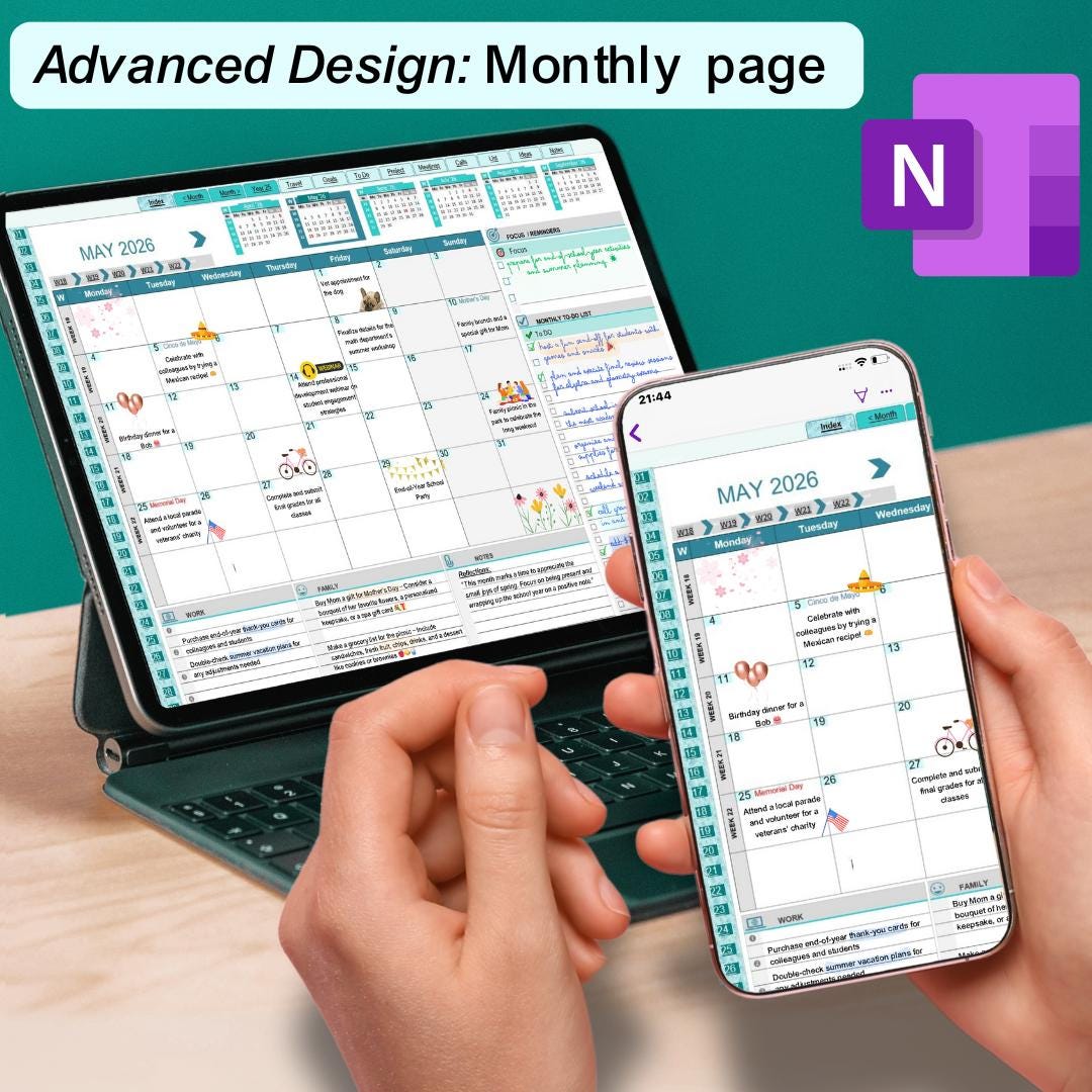 2026 Onenote Trial Planner – 2-in-1 Classic, Advanced Design ...