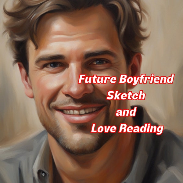 Future Soulmate Water Color Drawing And Tarot Love Reading, Sketch Same Day Future Lover Painting, What Does my Boyfriend Look Like