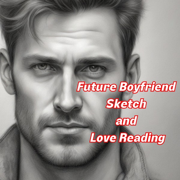 Future Soulmate Pencil Drawing And Tarot Love Reading, Sketch Same Day Future Lover Painting, What Does my Boyfriend Look Like