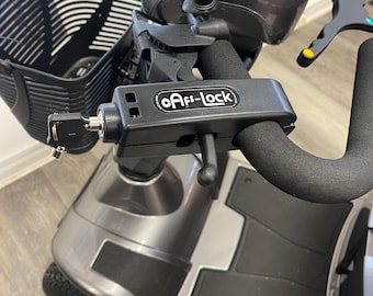 Bloqueo de abrazadera de freno de mano de emergencia antirrobo para scooter de movilidad compatible con Sterling S700