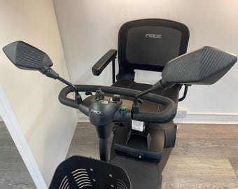 Espejos de fibra de carbono Pride Mobility Fits All Go Go Elite Traveller Colt Series