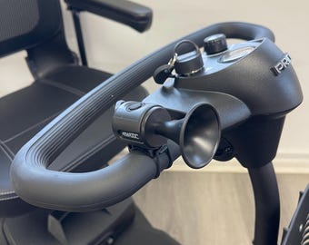 Bocina potente para scooter de movilidad. Compatible con todos los modelos Pride Gogo Elite Traveller y otros. Universal.